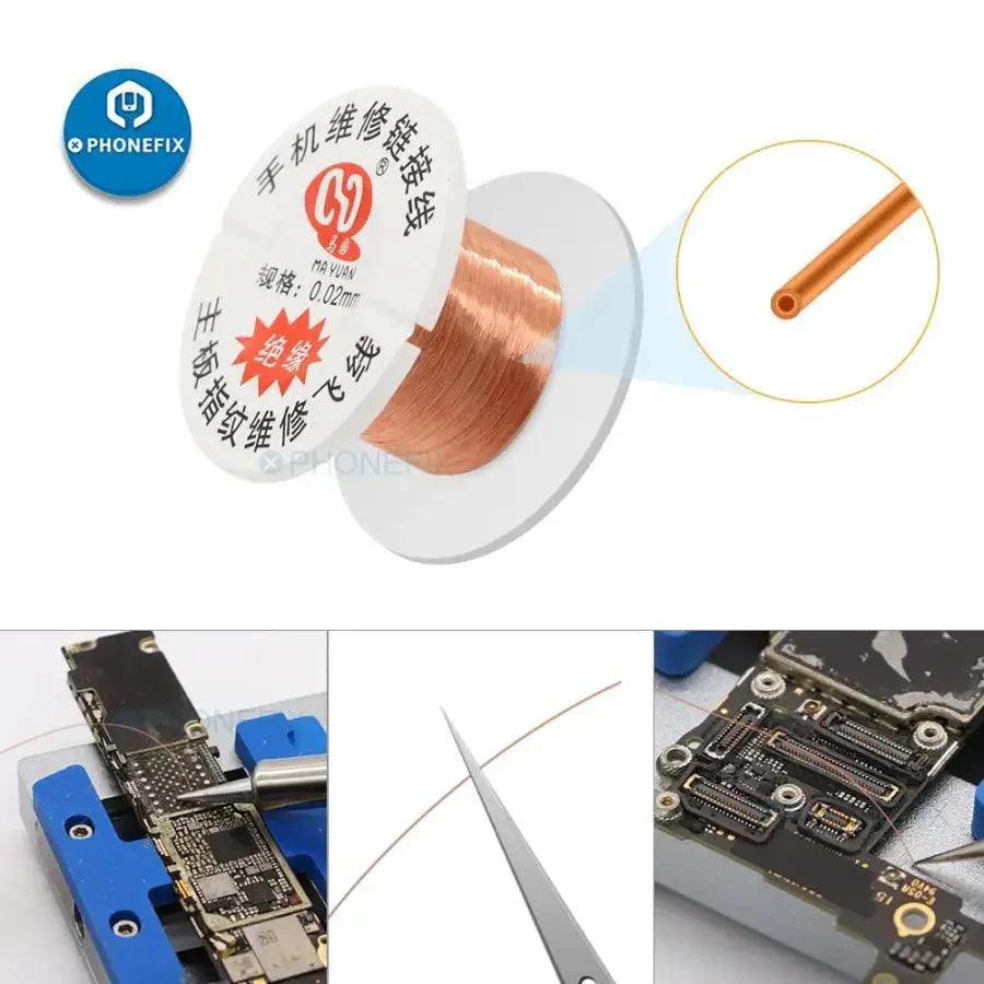 Copper Jumper Wire 0.01mm Phone BGA Soldering Repair link - Image 4