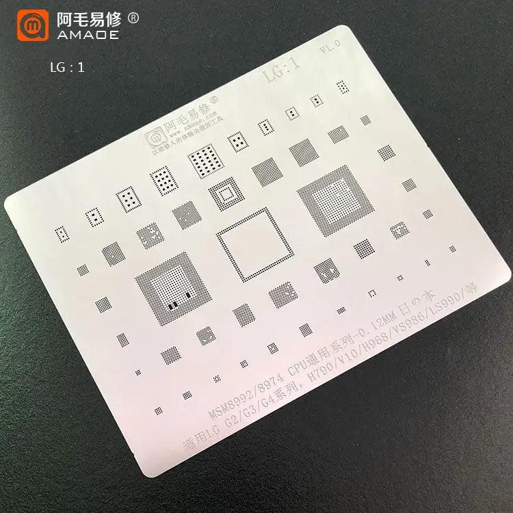 AMAOE BGA Reballing Stencil Template Plant Tin Net LG 1-3 - Image 2