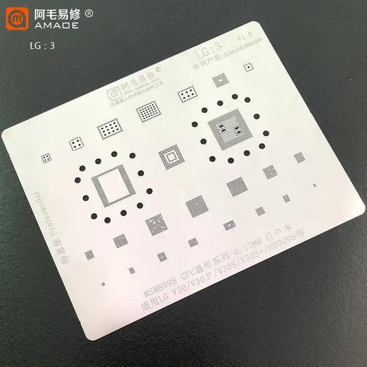 AMAOE BGA Reballing Stencil Template Plant Tin Net LG 1-3 - Image 3