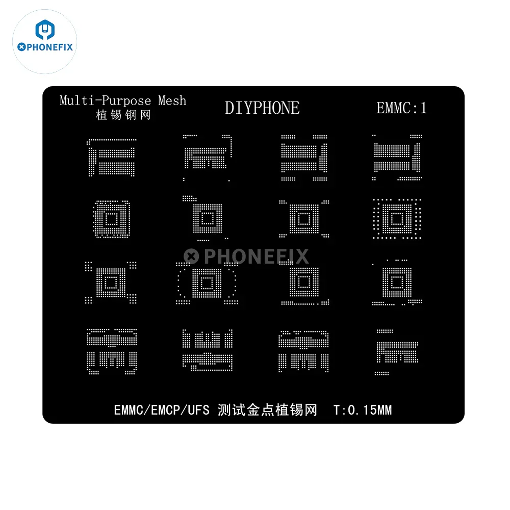Amaoe BGA Reballing Stencil For EMMC/EMCP/UFS IC Chip Soldering - Image 4