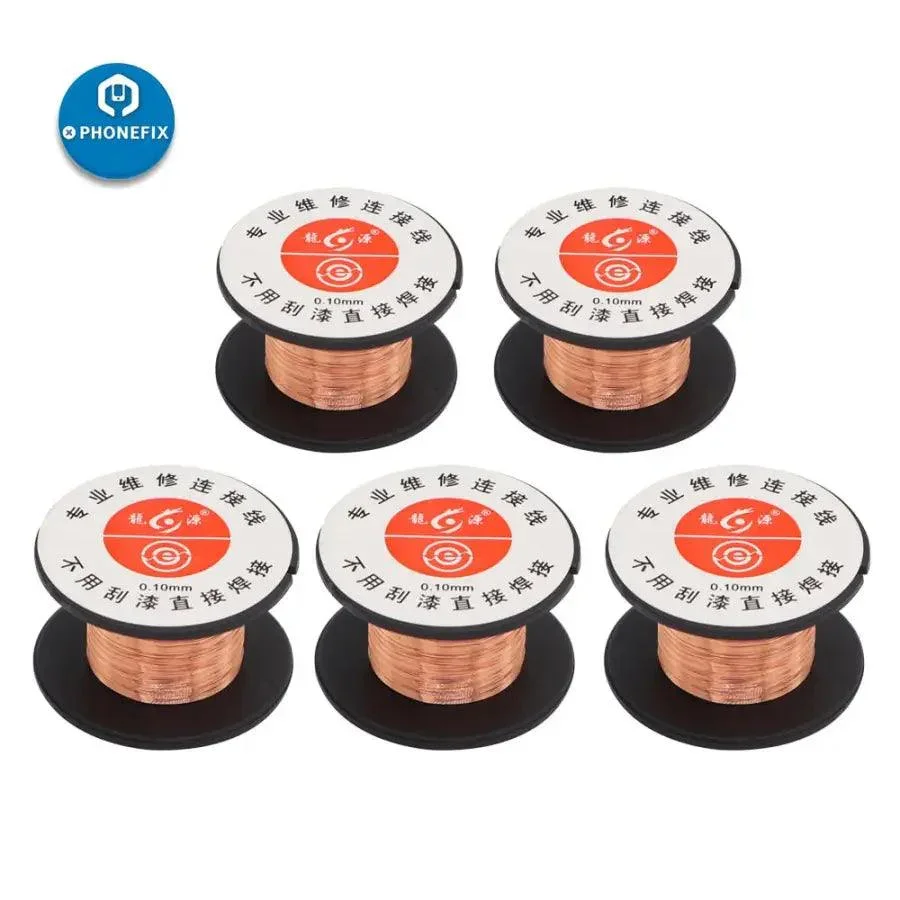 Copper Soldering Wire Maintenance Jump Line 0.1mm fingerprint repair - Image 3
