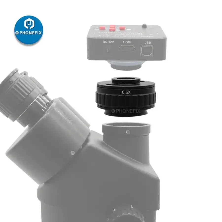 CTV 0.35X 0.5X Focus C-Mount Adapter For Trinocular Microscope - Image 6
