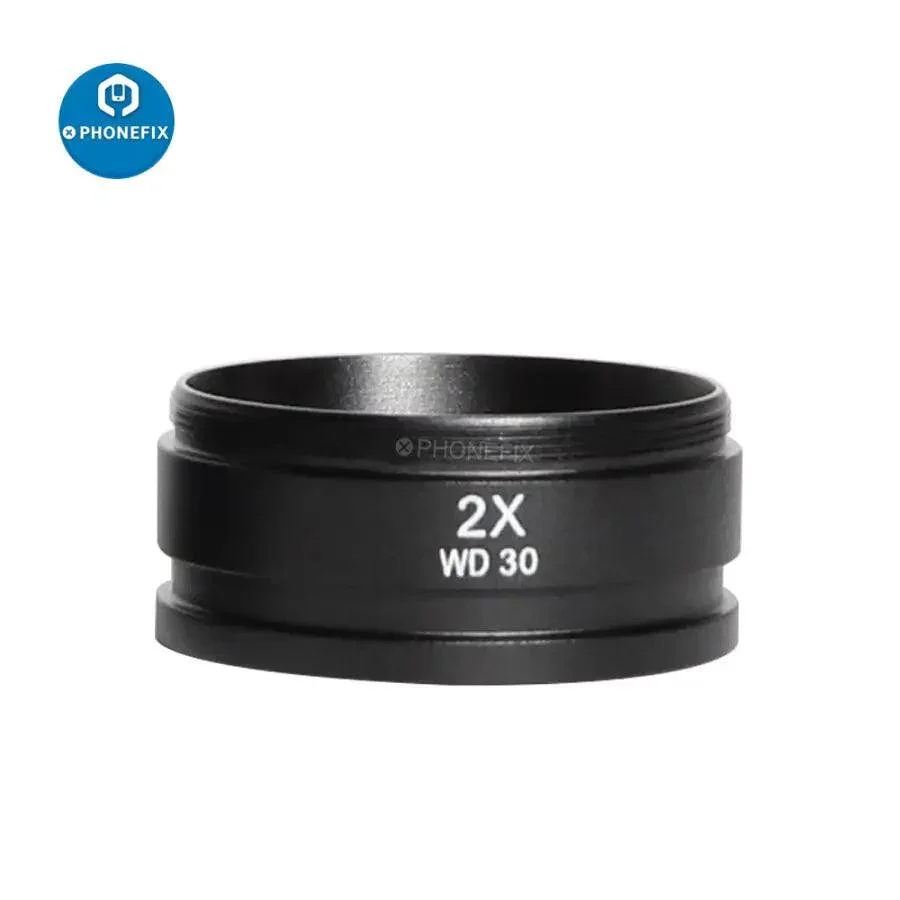 Auxiliary Objects Lens 0.5X 0.7X 2.0X Adapter For Stereo Zoom Microscope - Image 4