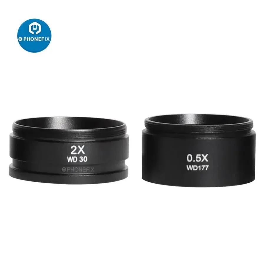 Auxiliary Objects Lens 0.5X 0.7X 2.0X Adapter For Stereo Zoom Microscope - Image 7