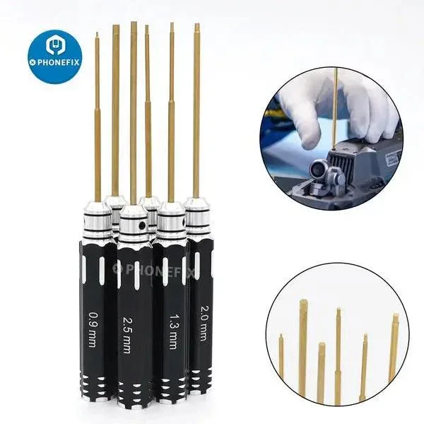 6Pcs Hex Driver Screwdriver kit for RC Helicopter Car Drone Repair - Image 3