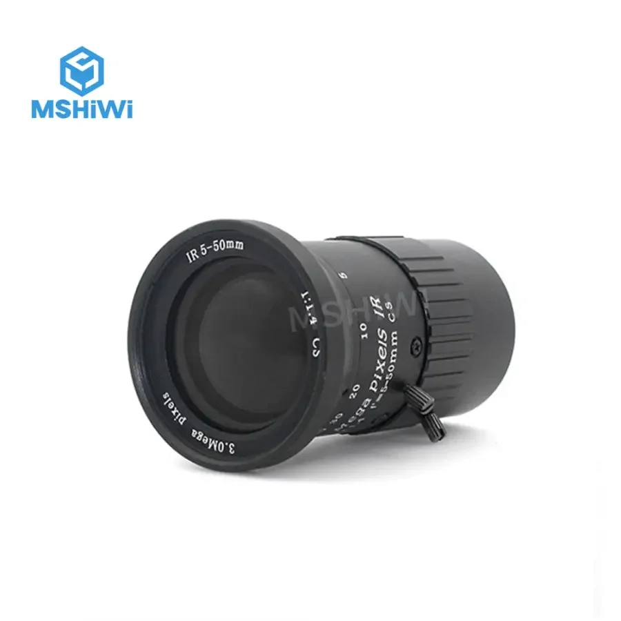 Varifocal F/1.4 1/2.5" 5-50mm Manual Iris CS-mount Prime Industrial Lens - Image 3