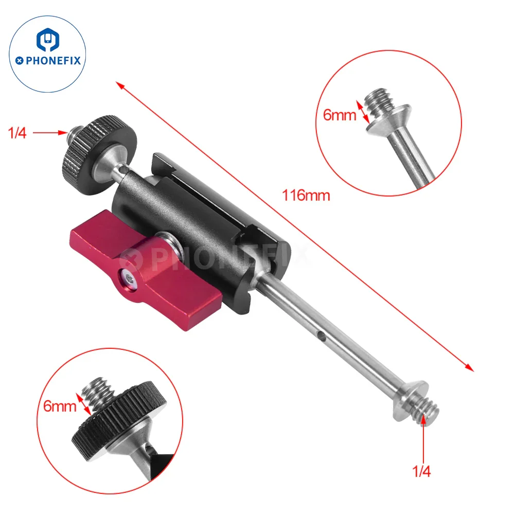1/4 Screw Hole Magic Arm Fixed Bracket Super Pliers Clamp - Image 12