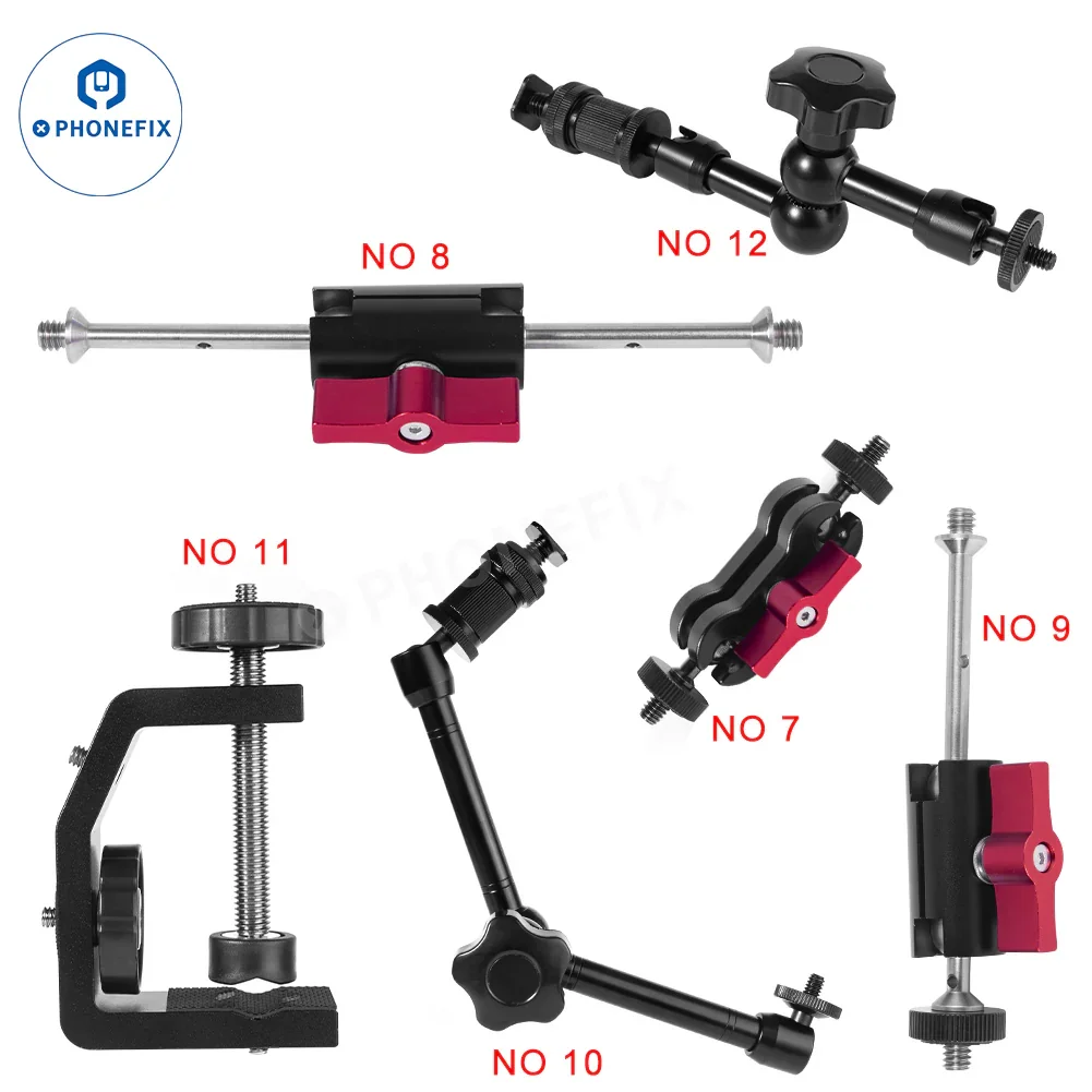 1/4 Screw Hole Magic Arm Fixed Bracket Super Pliers Clamp - Image 2