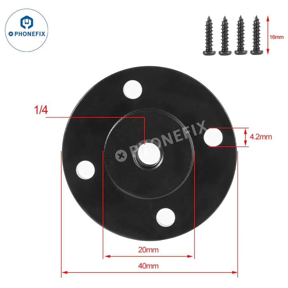 1/4 Screw Hole Magic Arm Fixed Bracket Super Pliers Clamp - Image 3