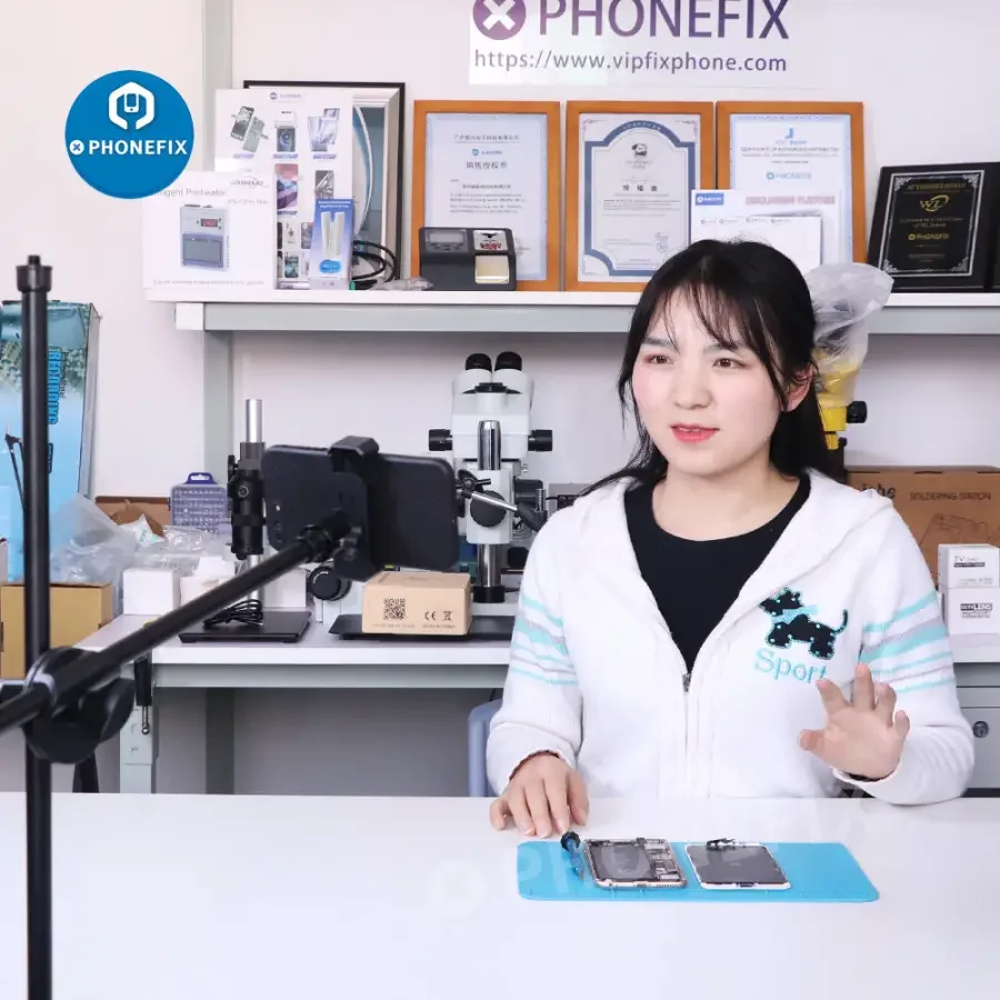 Webcam Tripod Phone Holder with 64cm Boom Arm for Industrial Camera - Image 11