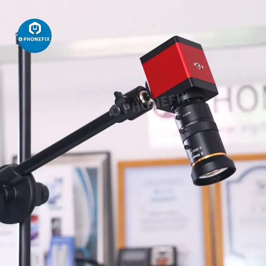 Webcam Tripod Phone Holder with 64cm Boom Arm for Industrial Camera - Image 4