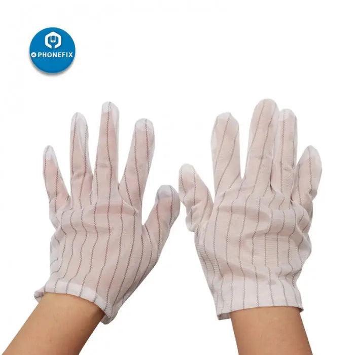 ESD Gloves Anti-skid Electronic Working Gloves For PC Computer - Image 4