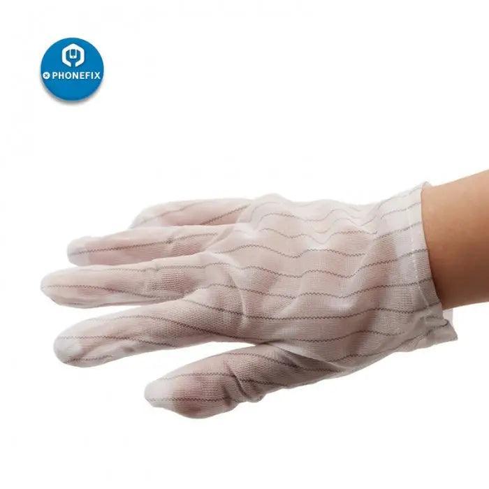 ESD Gloves Anti-skid Electronic Working Gloves For PC Computer - Image 6