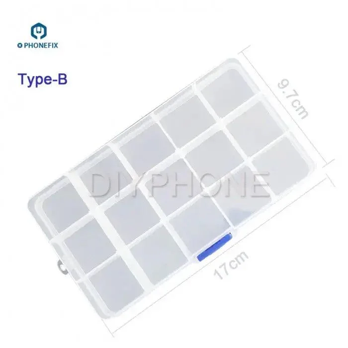 Plastic Storage Box Container Phone Repair Parts Storage Box - Image 4