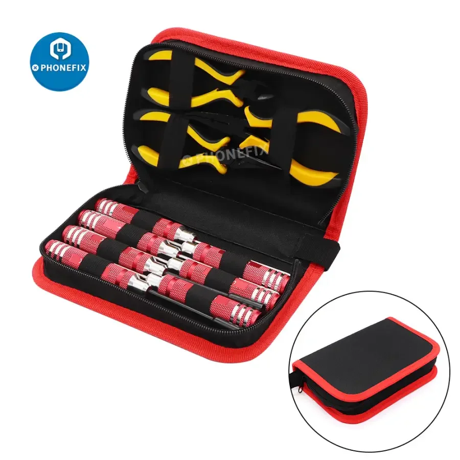 10 In 1 Screwdriver Pliers Hex Repair RC Toolkit Set for RC Car Helicopter - Image 14