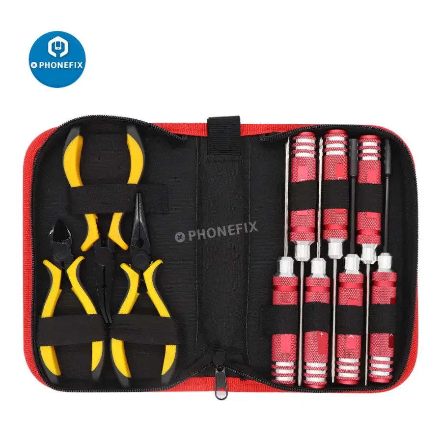 10 In 1 Screwdriver Pliers Hex Repair RC Toolkit Set for RC Car Helicopter - Image 15