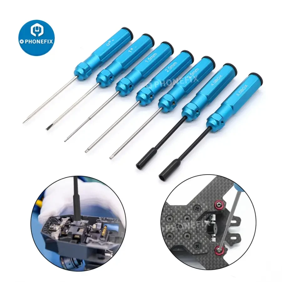 10 In 1 Screwdriver Pliers Hex Repair RC Toolkit Set for RC Car Helicopter - Image 4