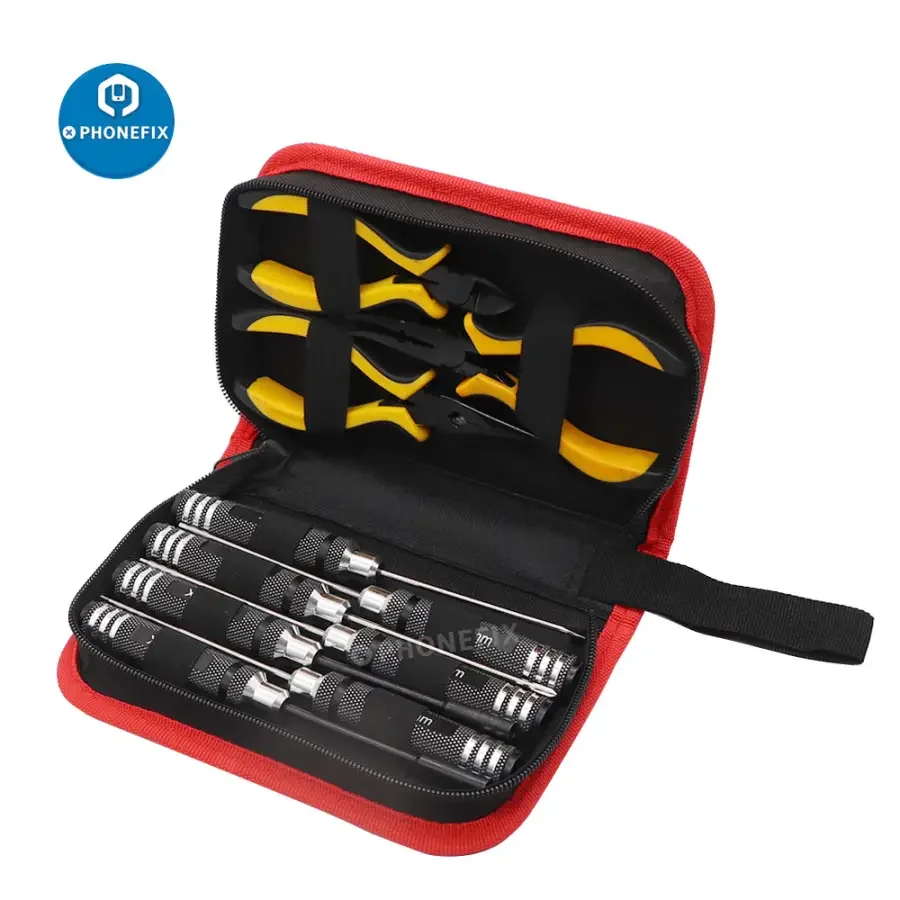 10 In 1 Screwdriver Pliers Hex Repair RC Toolkit Set for RC Car Helicopter - Image 6
