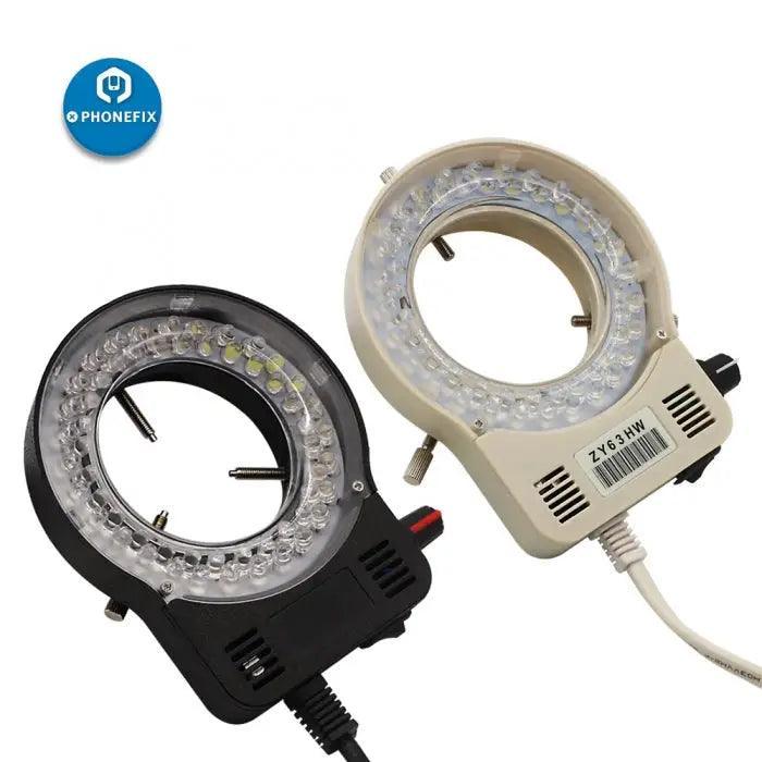 110V 220V Adjustable LED Ring Light Lamp for Microscope Camera - Image 3
