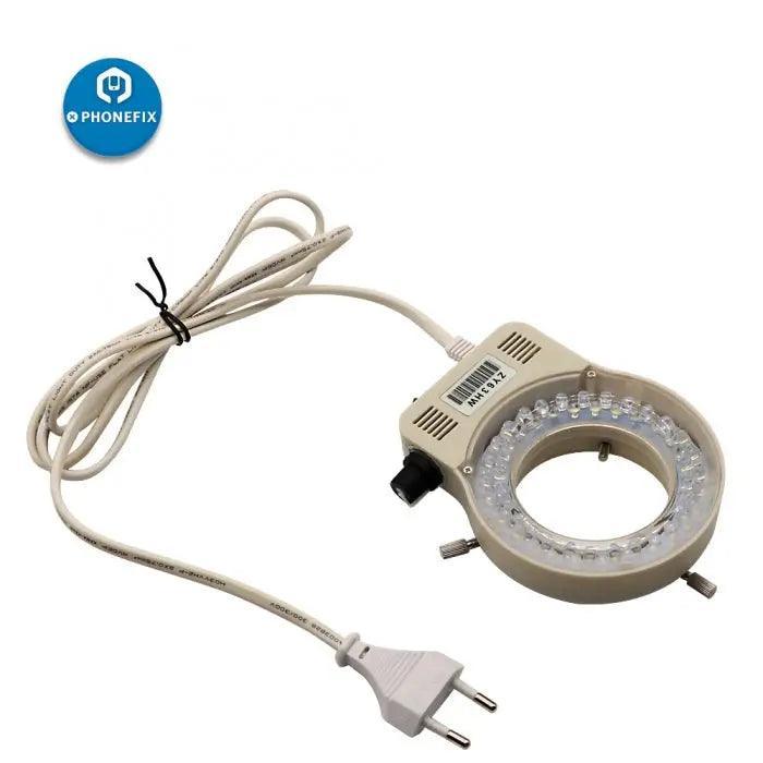 110V 220V Adjustable LED Ring Light Lamp for Microscope Camera - Image 4