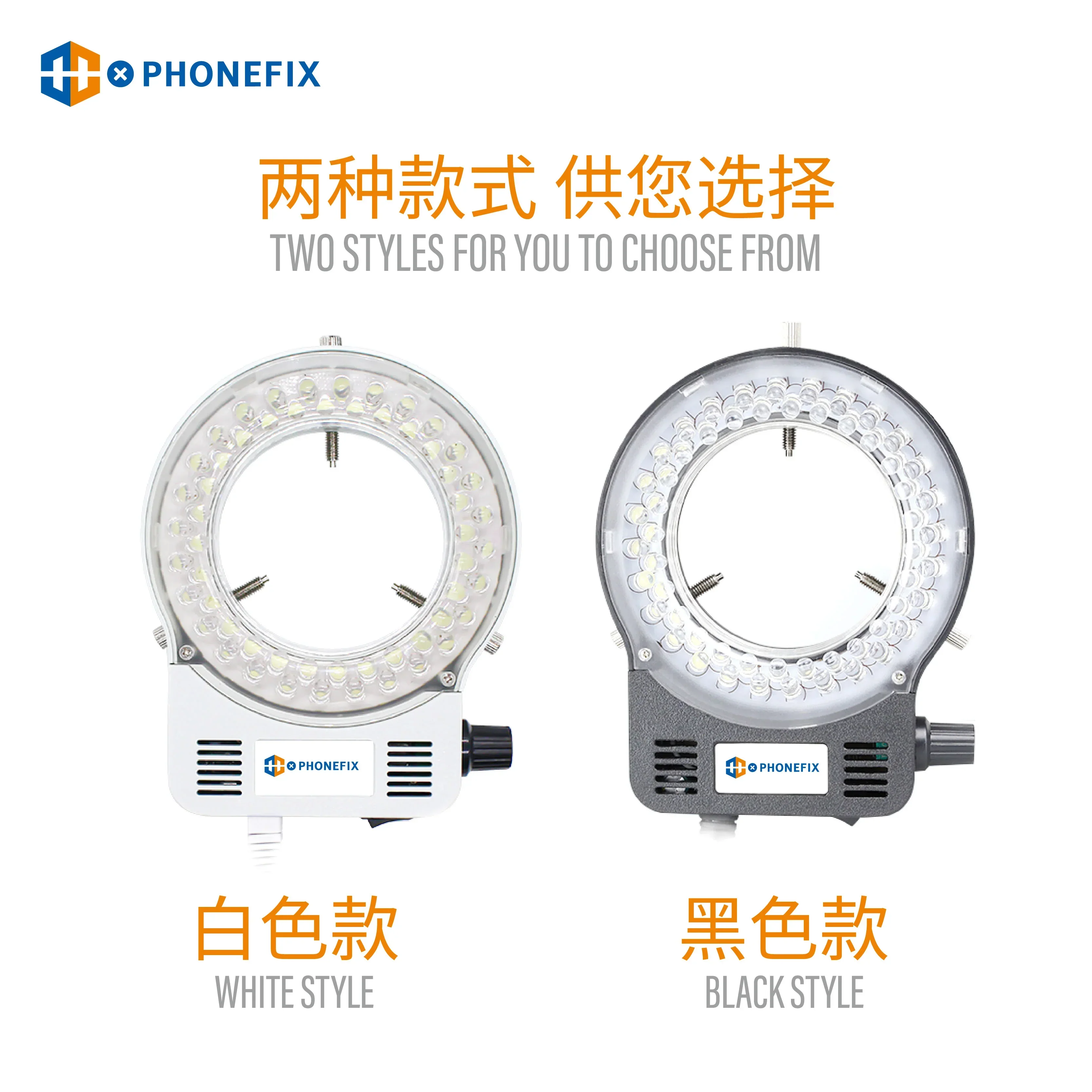 110V 220V Adjustable LED Ring Light Lamp for Microscope Camera - Image 6