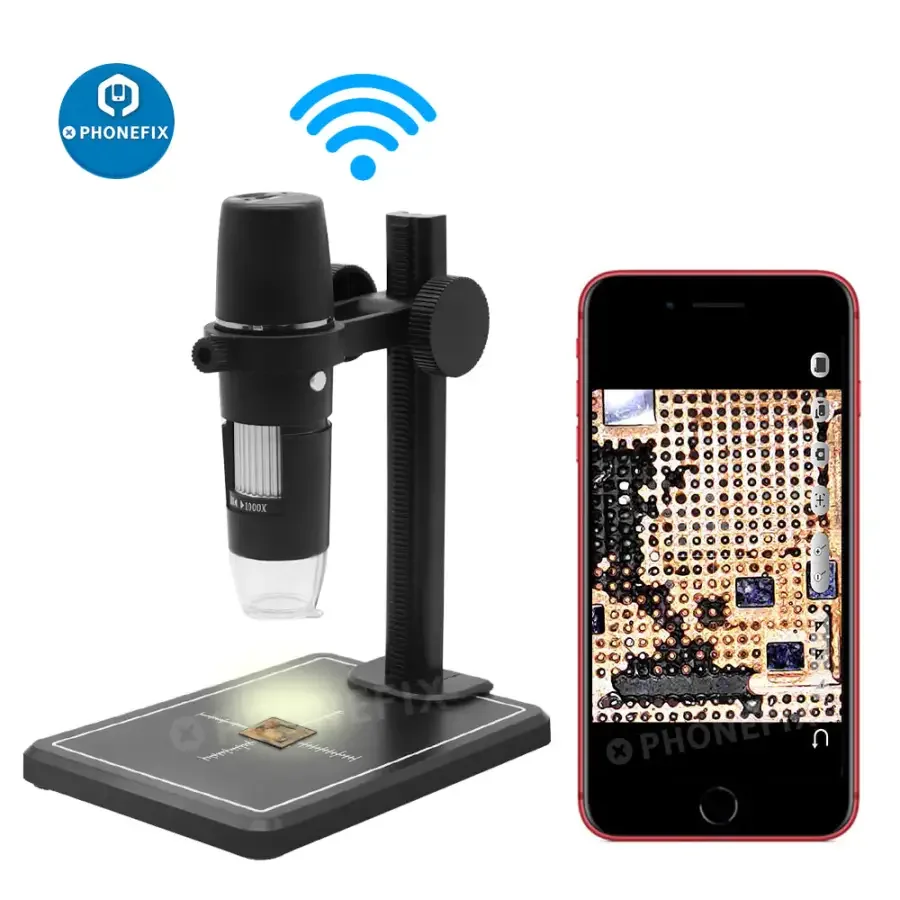 Digital Microscope Camera 1000X 8 LED Magnifier WiFi Endoscope - Image 2