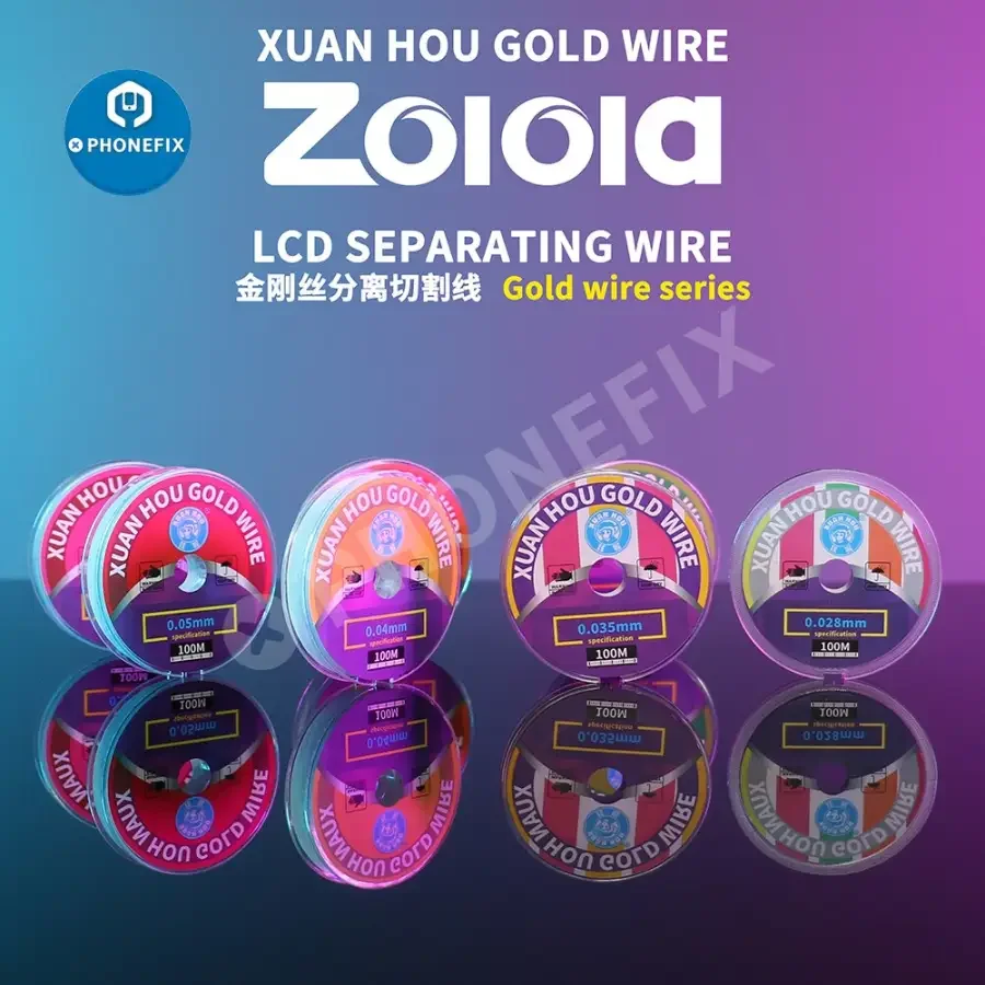 100M Gold Cutting Line For Separating LCD OLED Phone Screen - Image 2