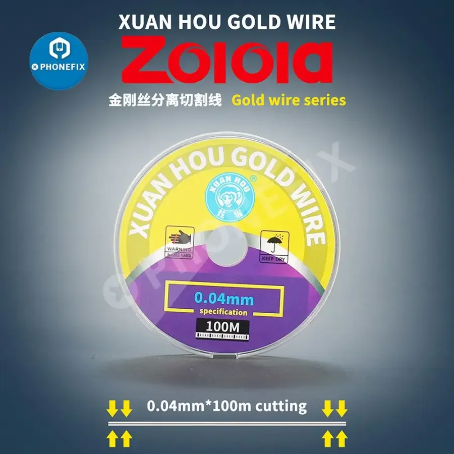 100M Gold Cutting Line For Separating LCD OLED Phone Screen - Image 4