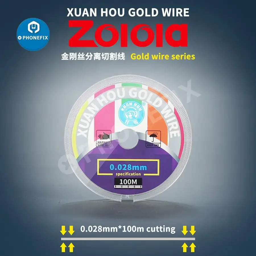 100M Gold Cutting Line For Separating LCD OLED Phone Screen - Image 5