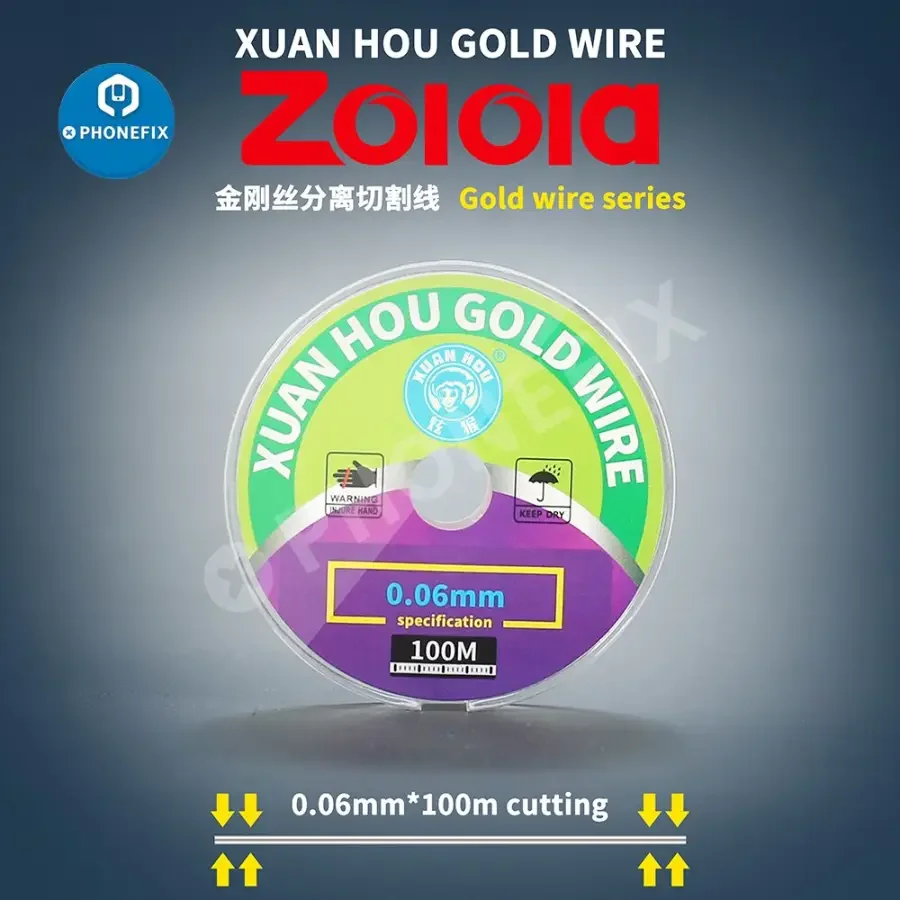 100M Gold Cutting Line For Separating LCD OLED Phone Screen - Image 7