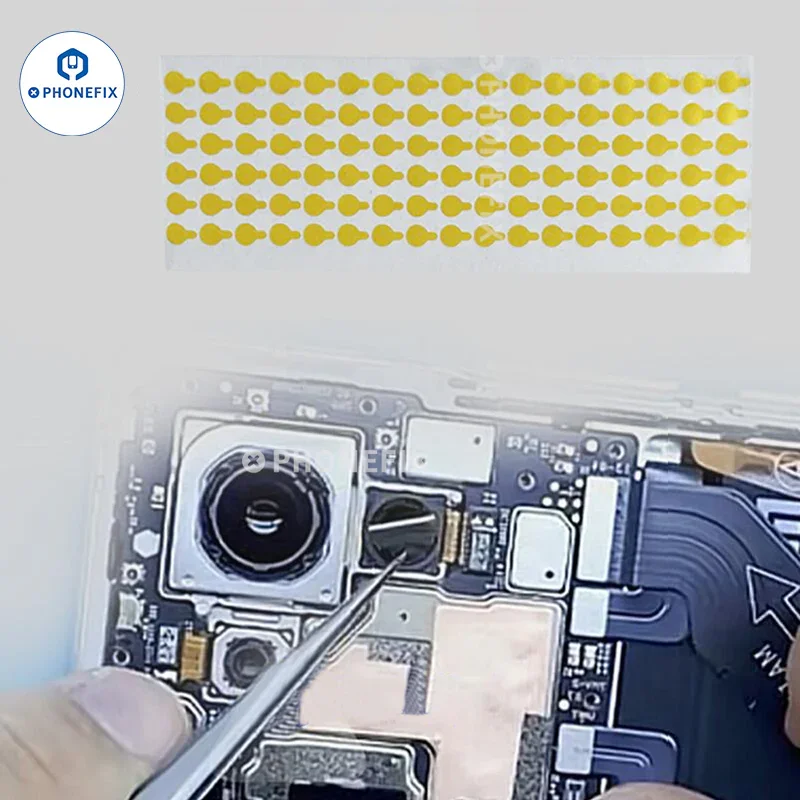 100pcs Mobile Phone Camera Protection Sticker Dustproof Cover Tape - Image 2