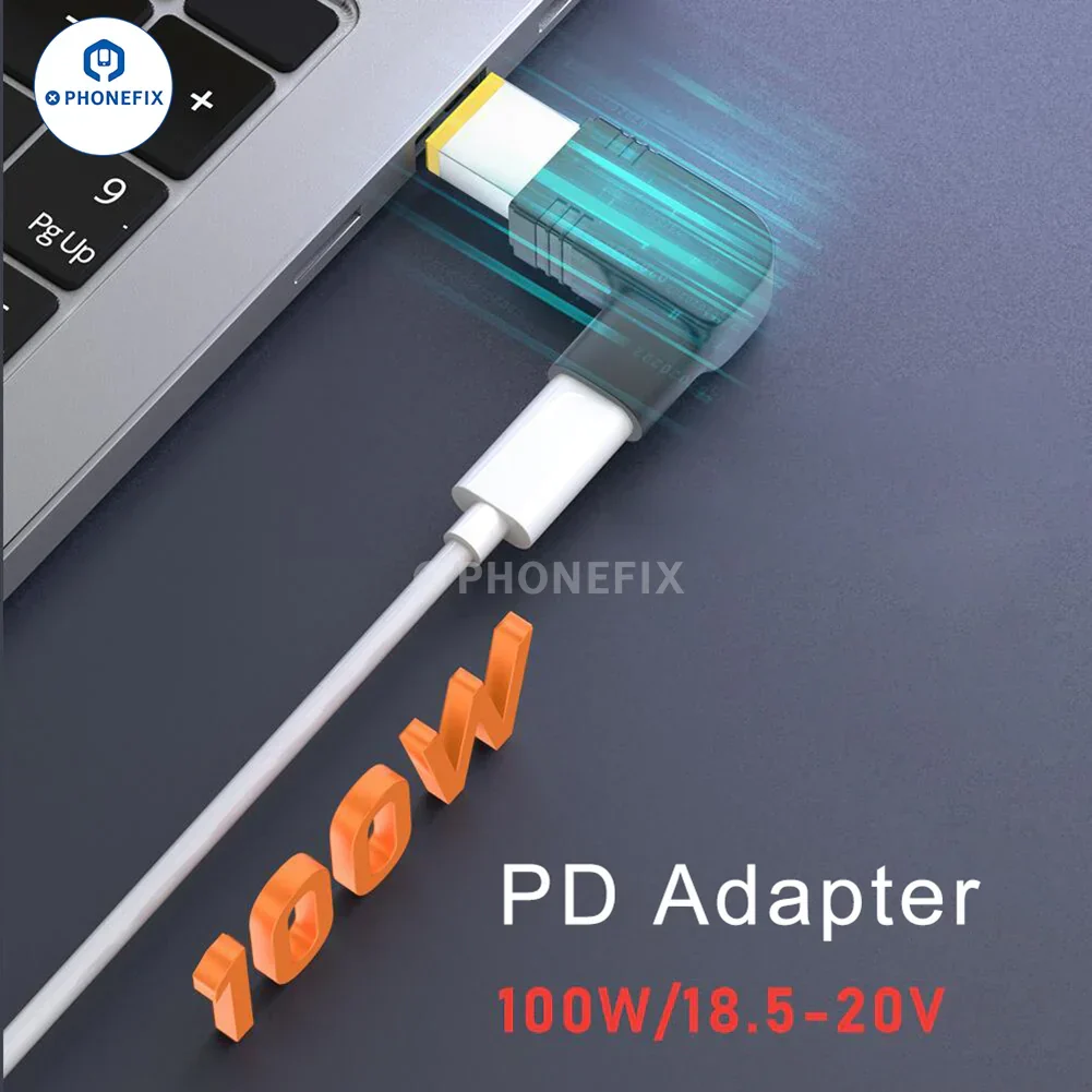 100W USB Type-C Female to DC Male Converte PD Laptop Fast Charging - Image 23