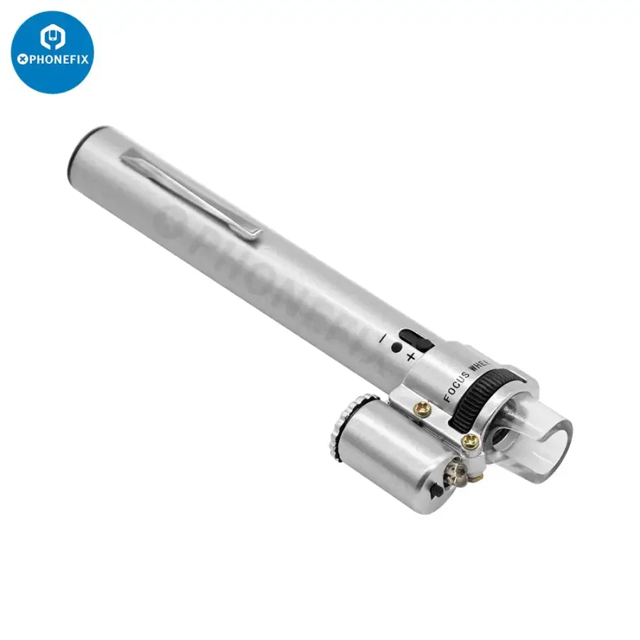 100X Handheld Pocket LED Pen Style Microscope Loupe Magnifier - Image 6