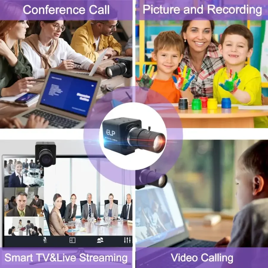 1080P HD 120fps PC Webcam USB Camera for Skype Video Calling Recording - Image 10