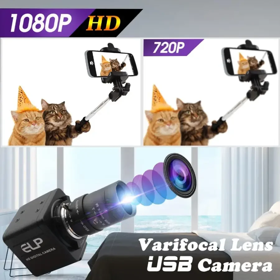 1080P HD 120fps PC Webcam USB Camera for Skype Video Calling Recording - Image 12
