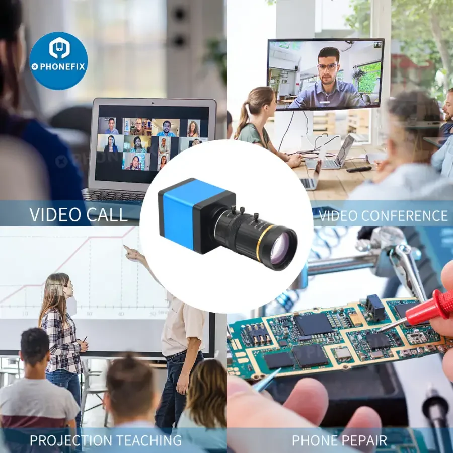 1080p HDMI VGA Camera 8.0-50mm Lens Industry Digital Webcam - Image 7