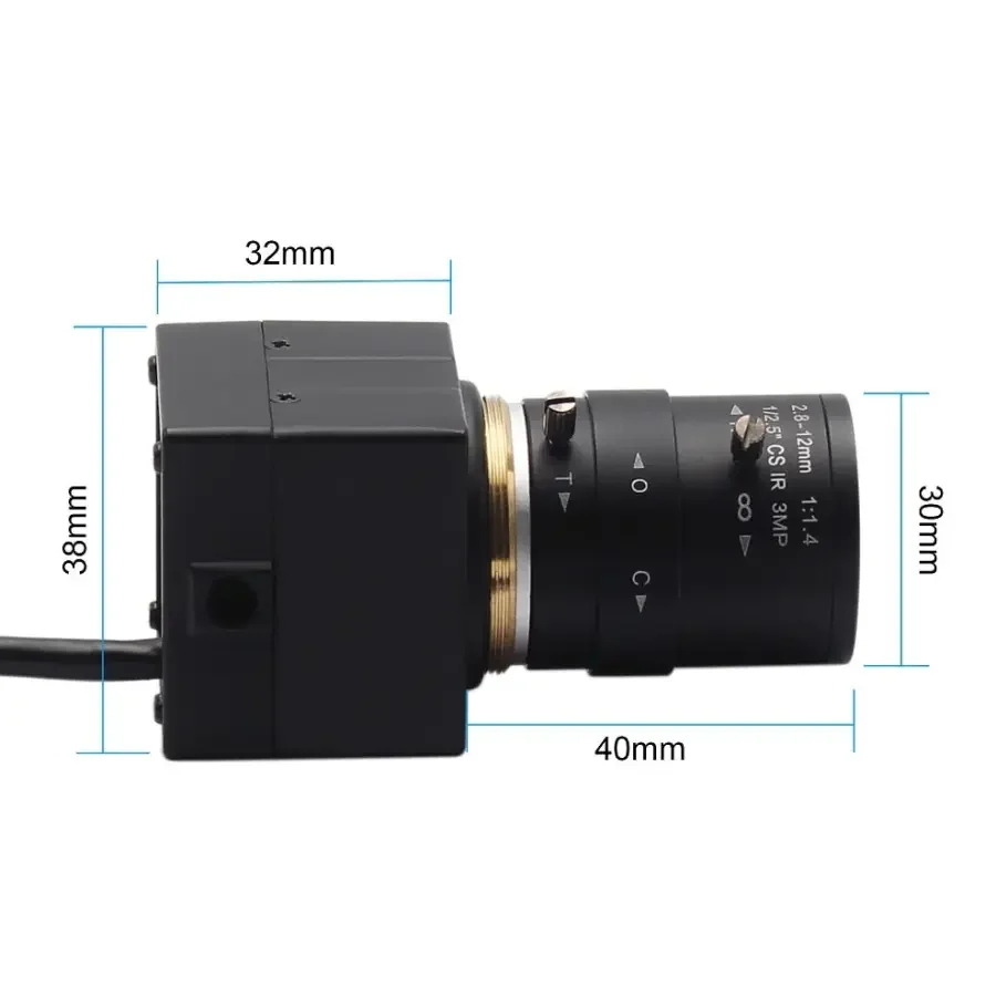 1080P Varifocal USB Camera Industrial USB Webcam Camera - Image 9