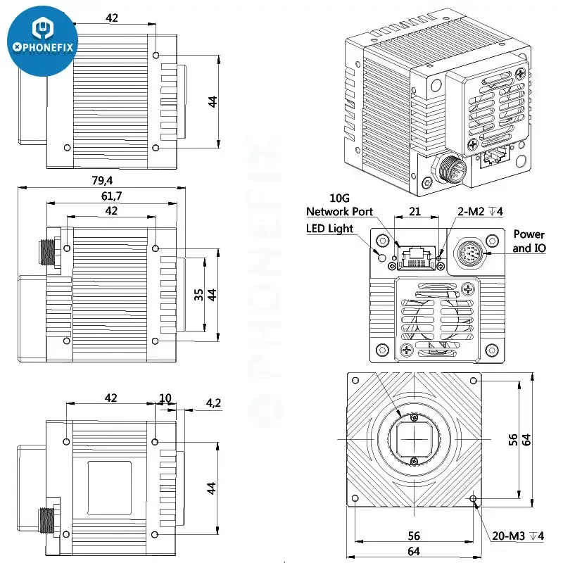 10GigE Vision Cameras Gigabit Ethernet Color Shutter Industrial Camera - Image 16