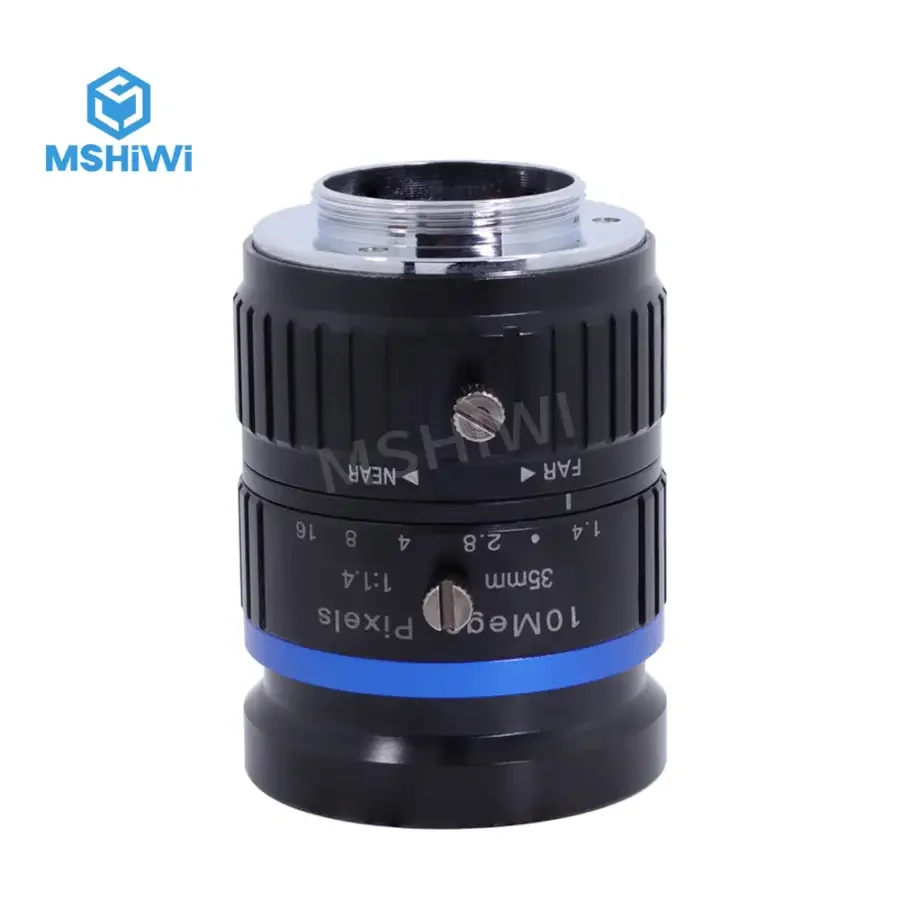 10MP C-mount 35mm Lens 1" F1.4 Manual Iris Industrial Camera Lens - Image 4