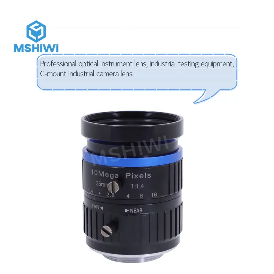 10MP C-mount 35mm Lens 1" F1.4 Manual Iris Industrial Camera Lens - Image 7