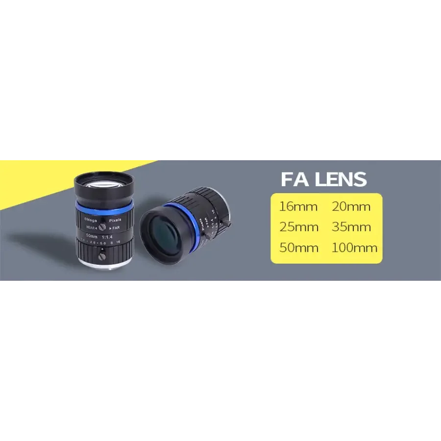 10MP C-mount 35mm Lens 1" F1.4 Manual Iris Industrial Camera Lens - Image 9