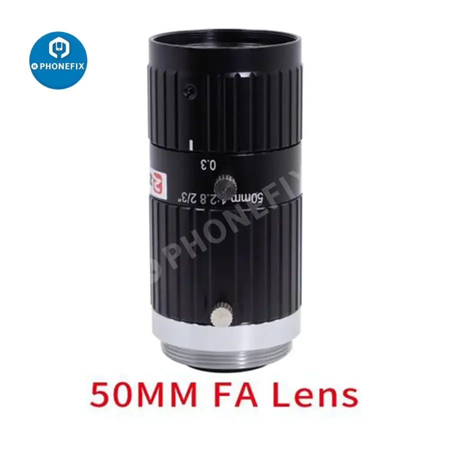 10MP CCTV LENS 8-50mm Fixed Focal FA Lens C-Mount Zoom Lens - Image 3