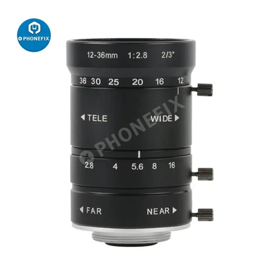 10MP FA 1" Fixed Lens 8-75mm CCTV Industrial Camera Zoom Lens - Image 2