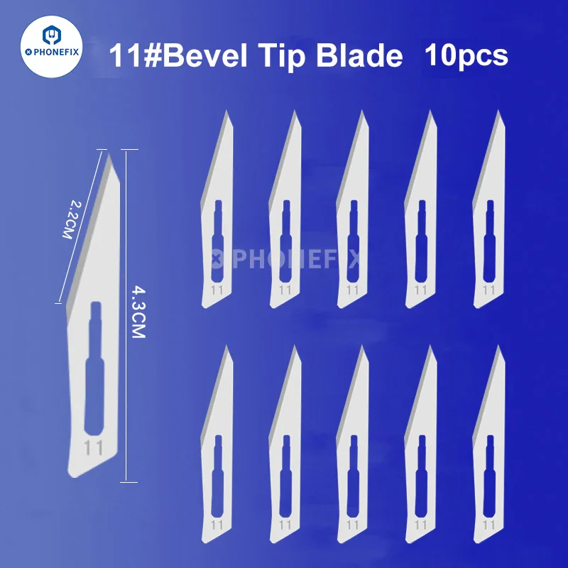 10pcs/Set Carbon Steel Sterile Scalpel Knife Blades - Image 8