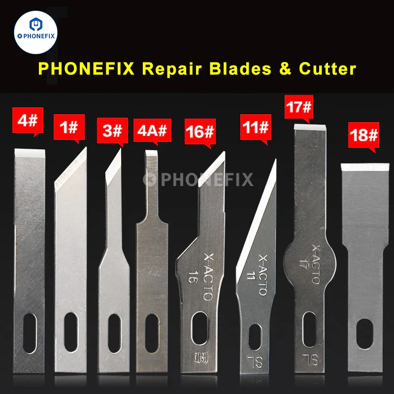 Stainless Steel Blades Knife Carving Tools PCB Repair Scraper - Image 13