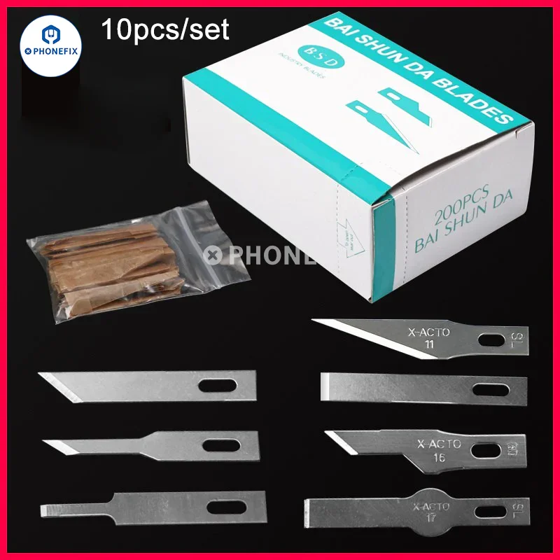 Stainless Steel Blades Knife Carving Tools PCB Repair Scraper - Image 14
