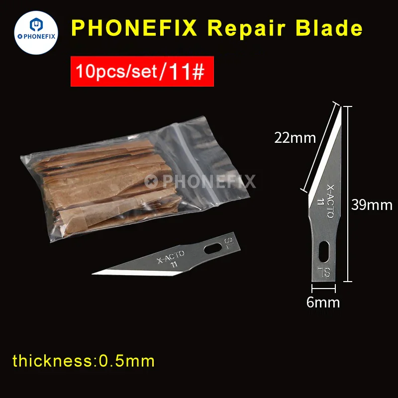 Stainless Steel Blades Knife Carving Tools PCB Repair Scraper - Image 15