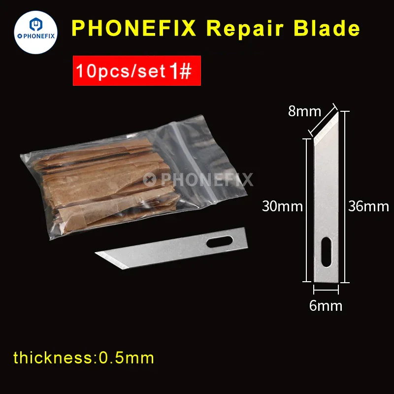 Stainless Steel Blades Knife Carving Tools PCB Repair Scraper - Image 7