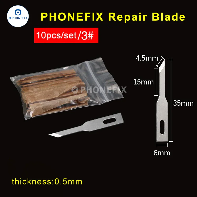 Stainless Steel Blades Knife Carving Tools PCB Repair Scraper - Image 9