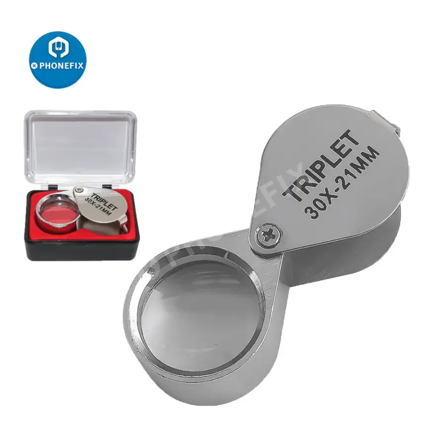 10X-30X Multi-function Metal Folding Jewllery Loupe Magnifying Glass - Image 4